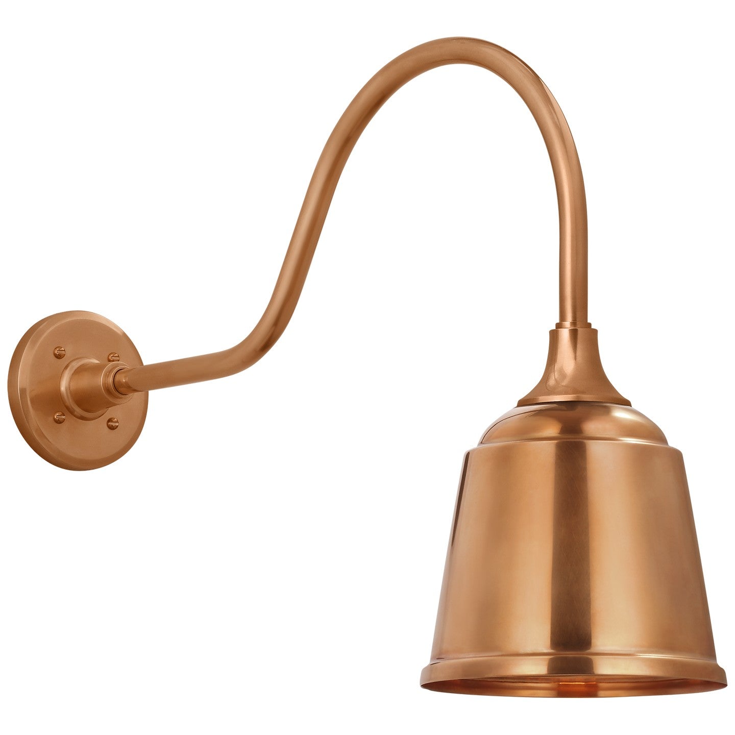 Visual Comfort Signature - TOB 2802SC/S5-SC - LED Barn Light - Academy Barn Light - Soft Copper