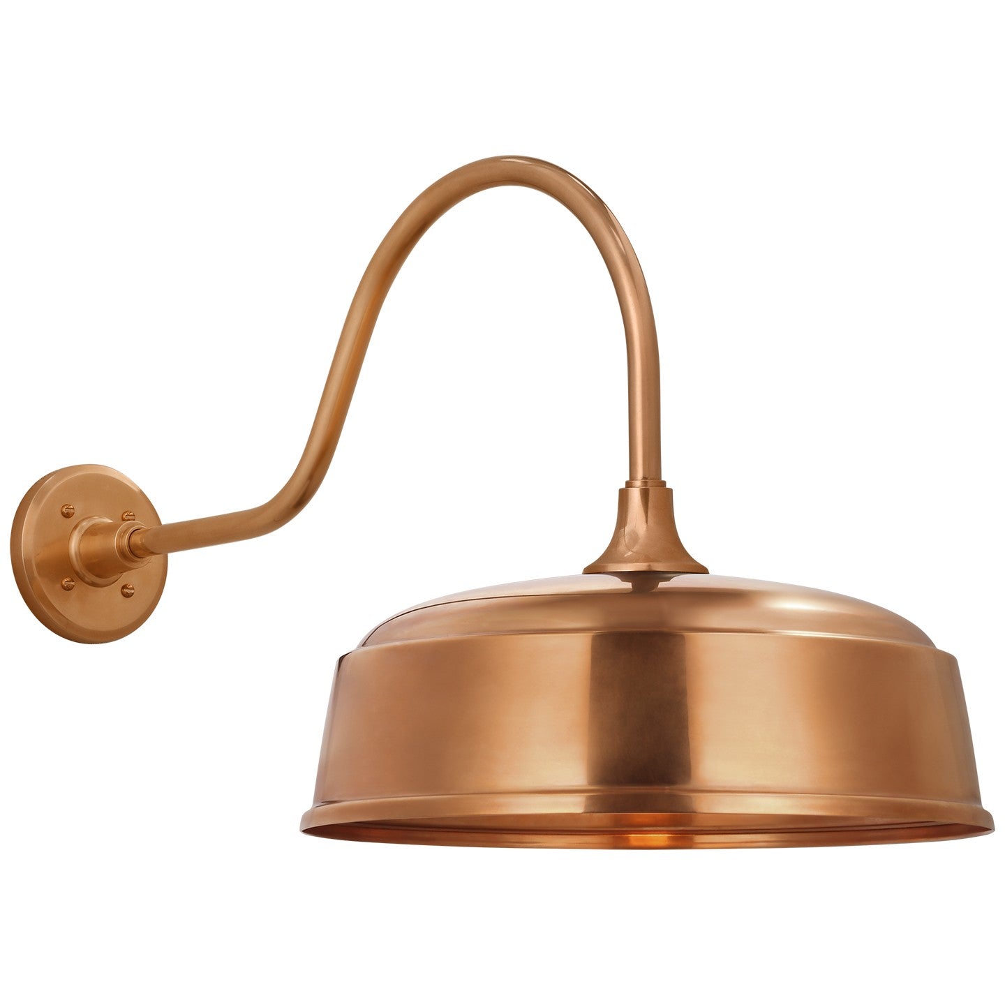 Visual Comfort Signature - TOB 2802SC/S7-SC - LED Barn Light - Academy Barn Light - Soft Copper