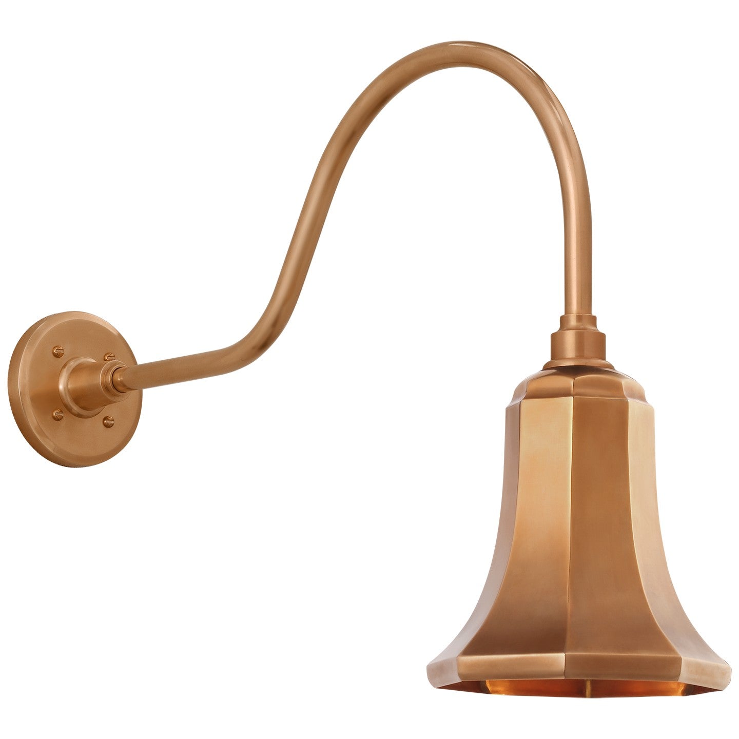 Visual Comfort Signature - TOB 2802SC/S8-SC - LED Barn Light - Academy Barn Light - Soft Copper
