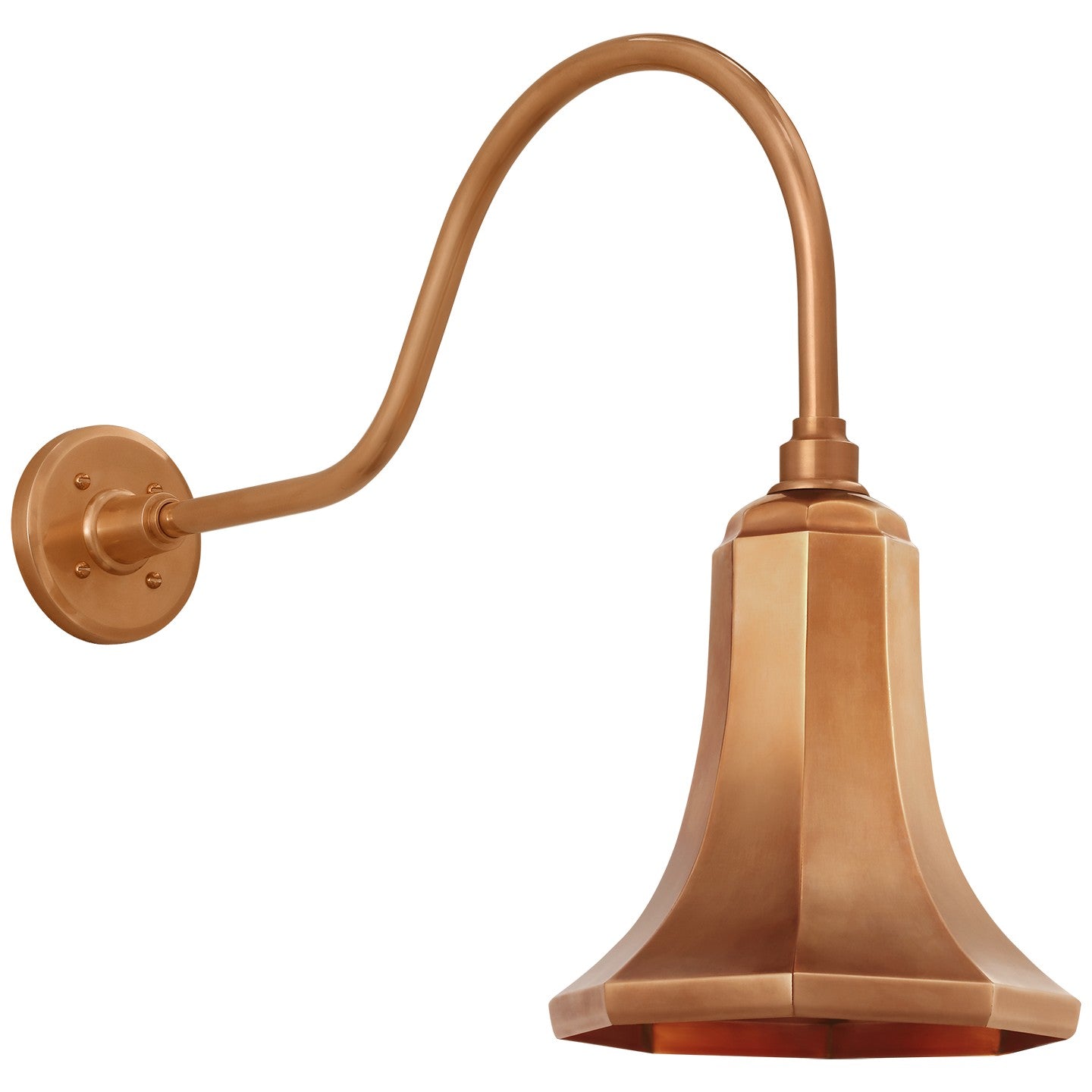 Visual Comfort Signature - TOB 2802SC/S9-SC - LED Barn Light - Academy Barn Light - Soft Copper