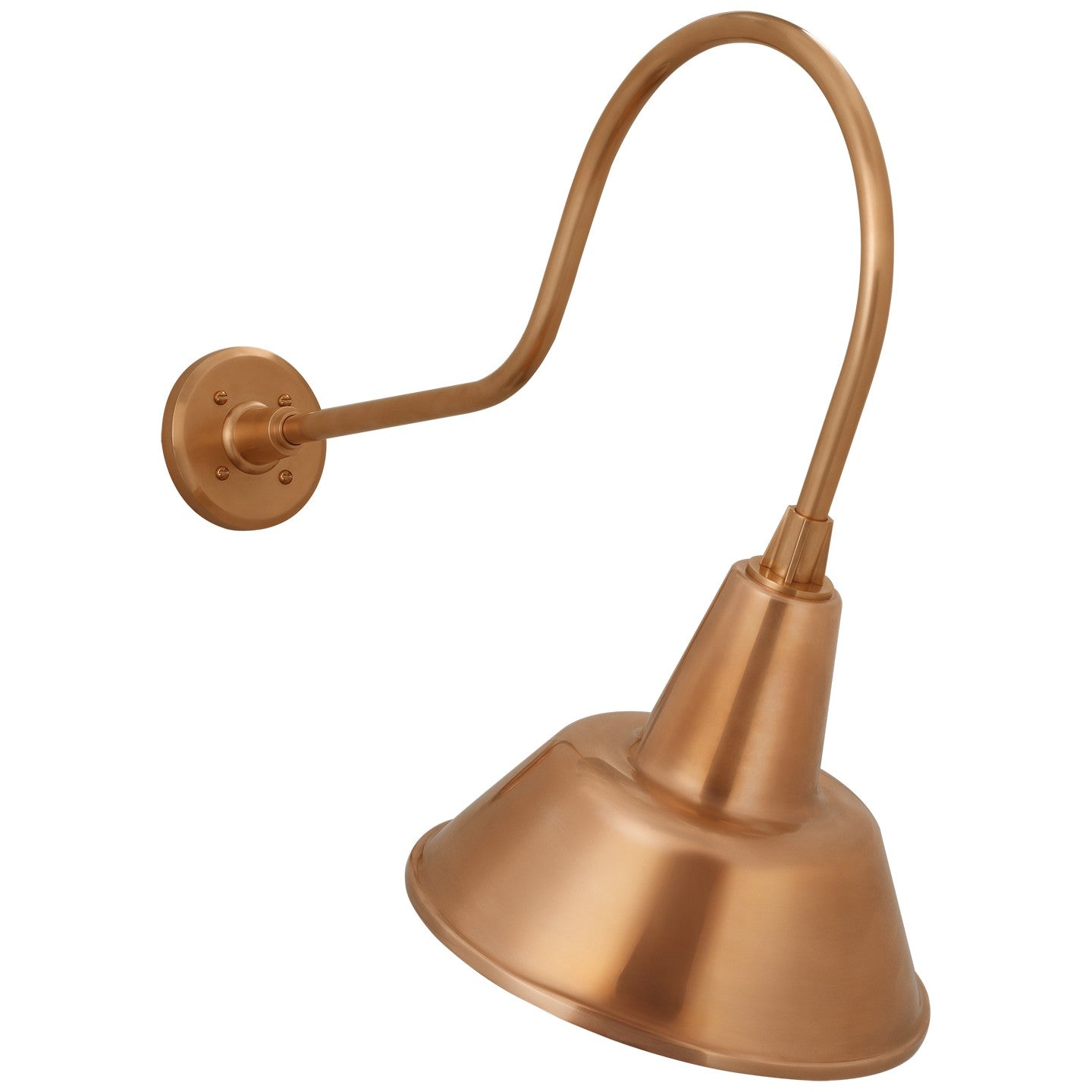 Visual Comfort Signature - TOB 2803SC/S1-SC - LED Barn Light - Academy Barn Light - Soft Copper