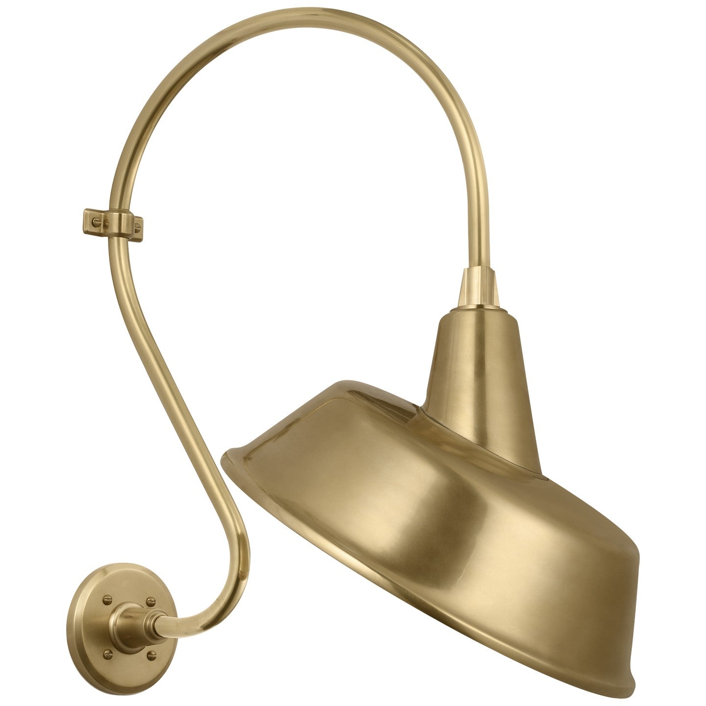Visual Comfort Signature - TOB 2804HAB/S4-HAB - LED Barn Light - Academy Barn Light - Hand-Rubbed Antique Brass