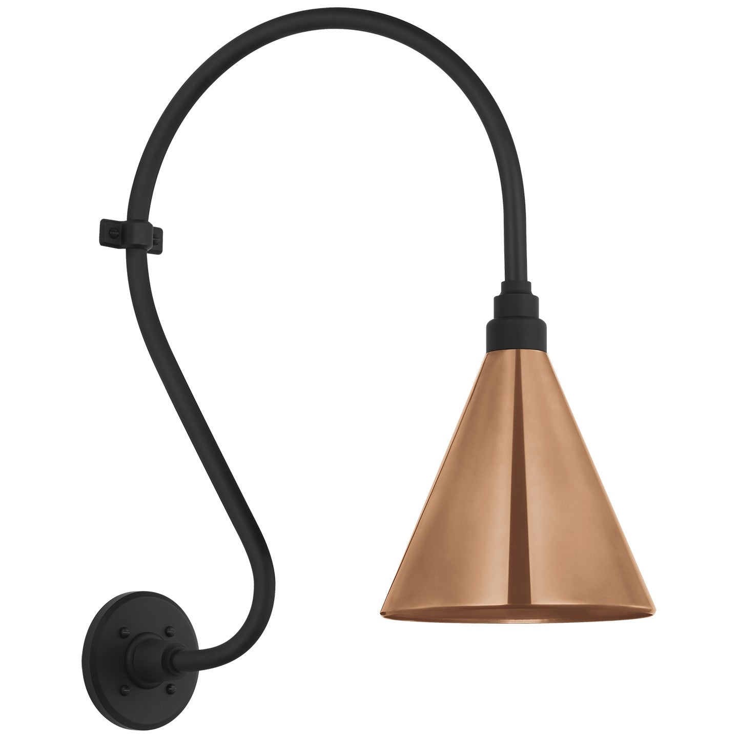 Visual Comfort Signature - TOB 2804MBK/S10-SC - LED Barn Light - Academy Barn Light - Matte Black