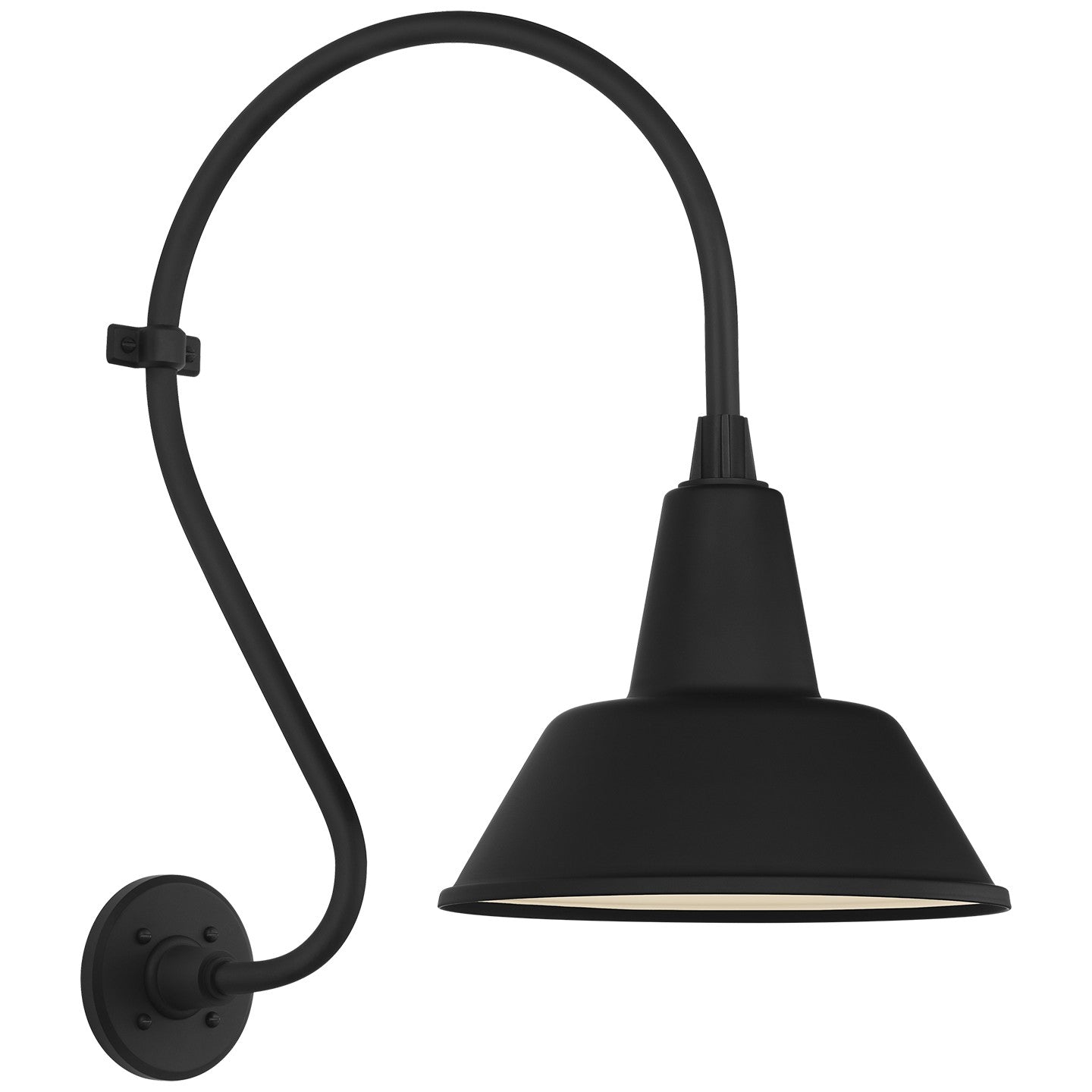 Visual Comfort Signature - TOB 2804MBK/S1-MBK - LED Barn Light - Academy Barn Light - Matte Black