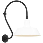 Visual Comfort Signature - TOB 2804MBK/S2-WHT - LED Barn Light - Academy Barn Light - Matte Black