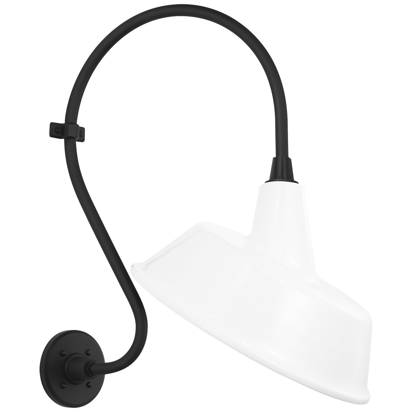 Visual Comfort Signature - TOB 2804MBK/S4-WHT - LED Barn Light - Academy Barn Light - Matte Black
