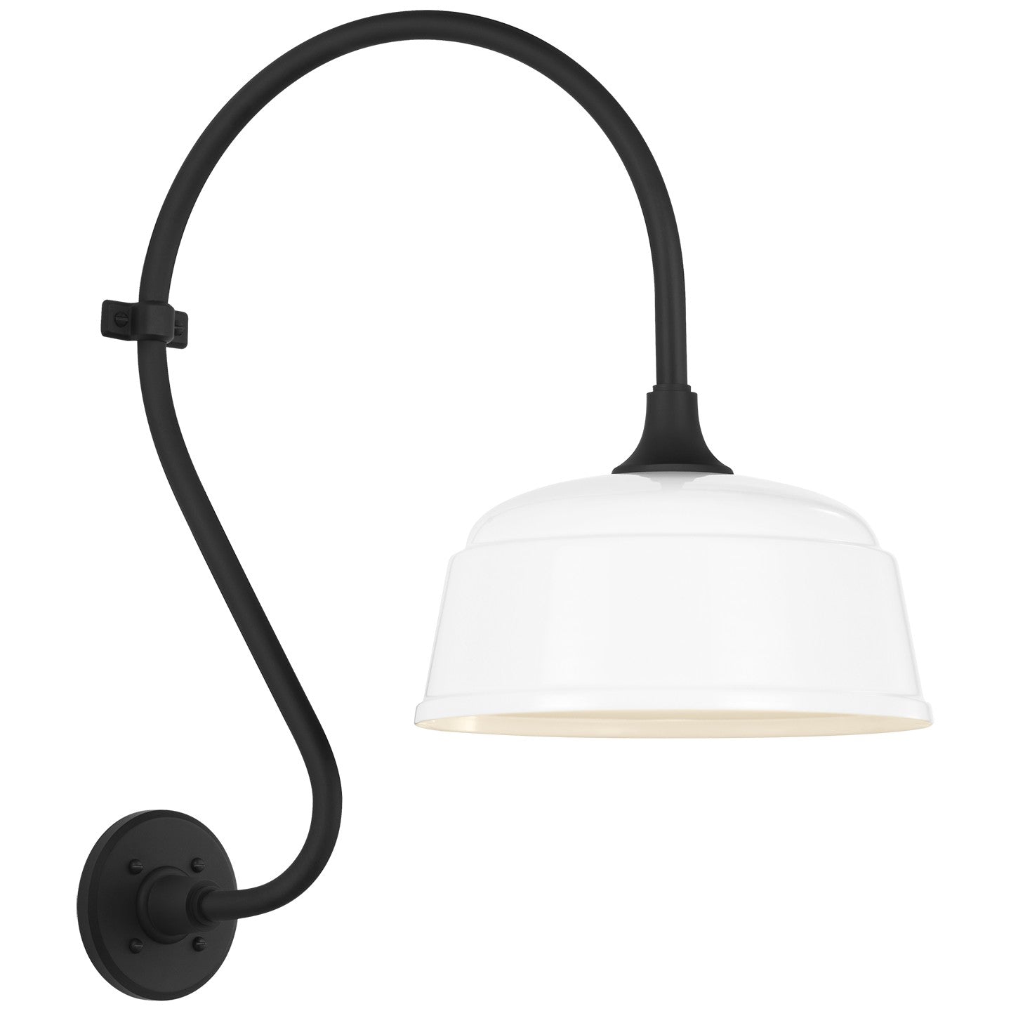 Visual Comfort Signature - TOB 2804MBK/S6-WHT - LED Barn Light - Academy Barn Light - Matte Black