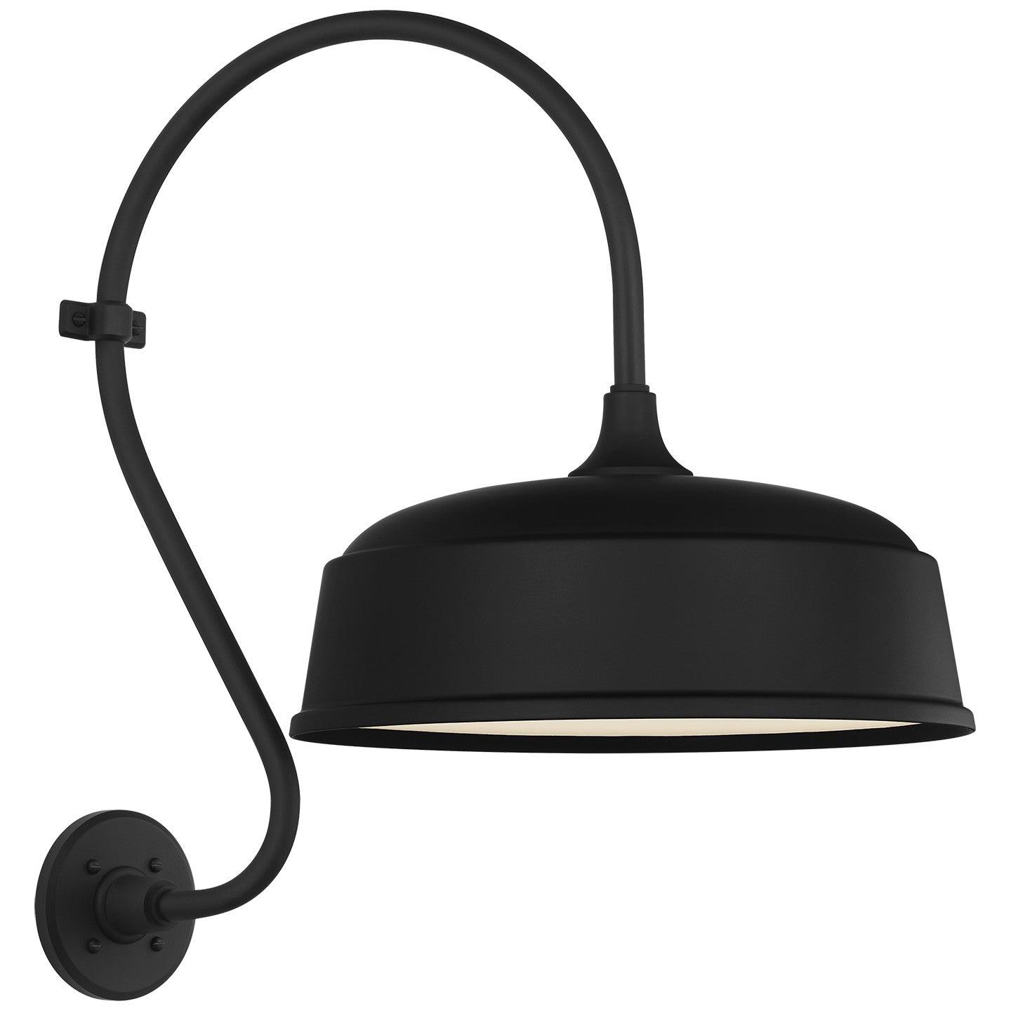 Visual Comfort Signature - TOB 2804MBK/S7-MBK - LED Barn Light - Academy Barn Light - Matte Black