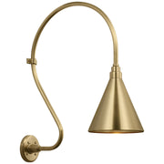 Visual Comfort Signature - TOB 2805HAB/S10-HAB - LED Barn Light - Academy Barn Light - Hand-Rubbed Antique Brass