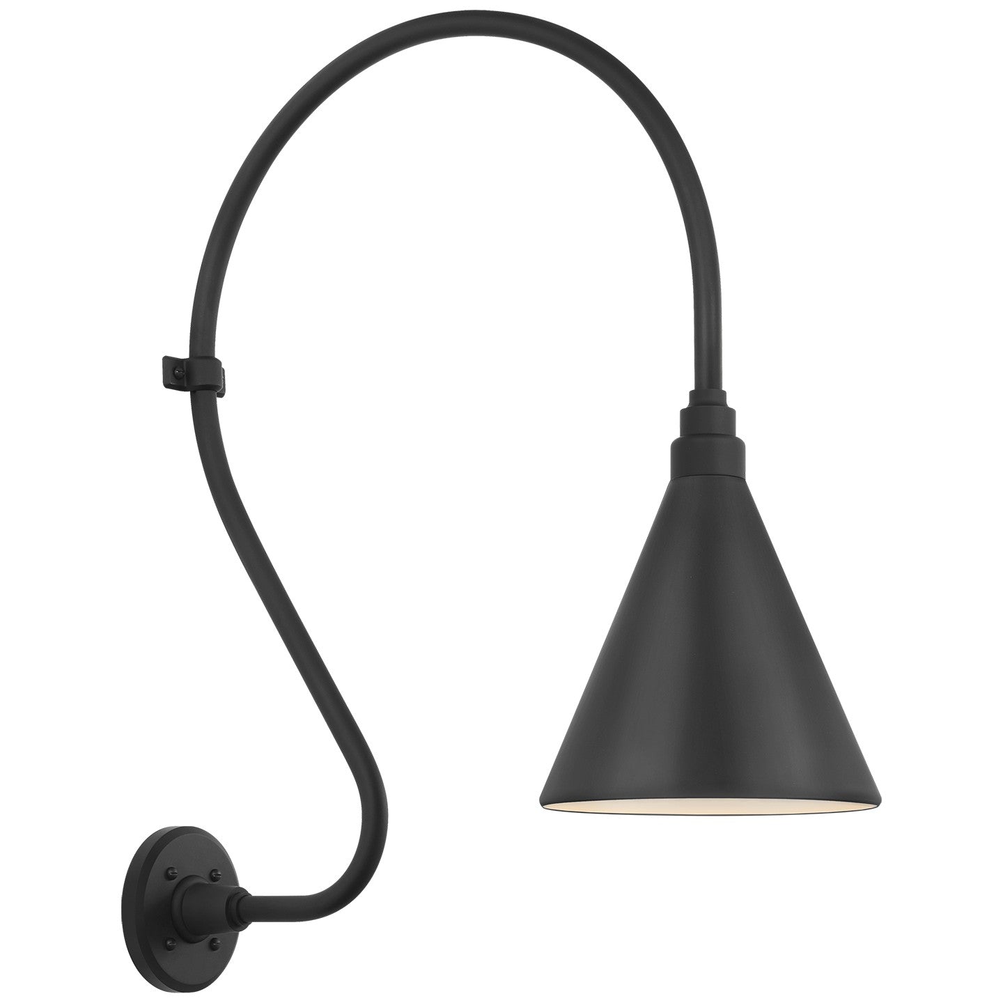 Visual Comfort Signature - TOB 2805MBK/S10-MBK - LED Barn Light - Academy Barn Light - Matte Black