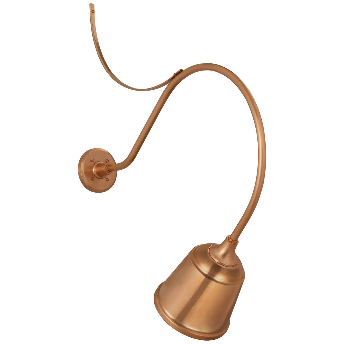 Visual Comfort Signature - TOB 2806SC/S5-SC - LED Barn Light - Academy Barn Light - Soft Copper