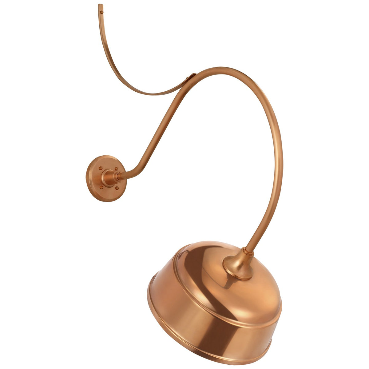 Visual Comfort Signature - TOB 2806SC/S6-SC - LED Barn Light - Academy Barn Light - Soft Copper