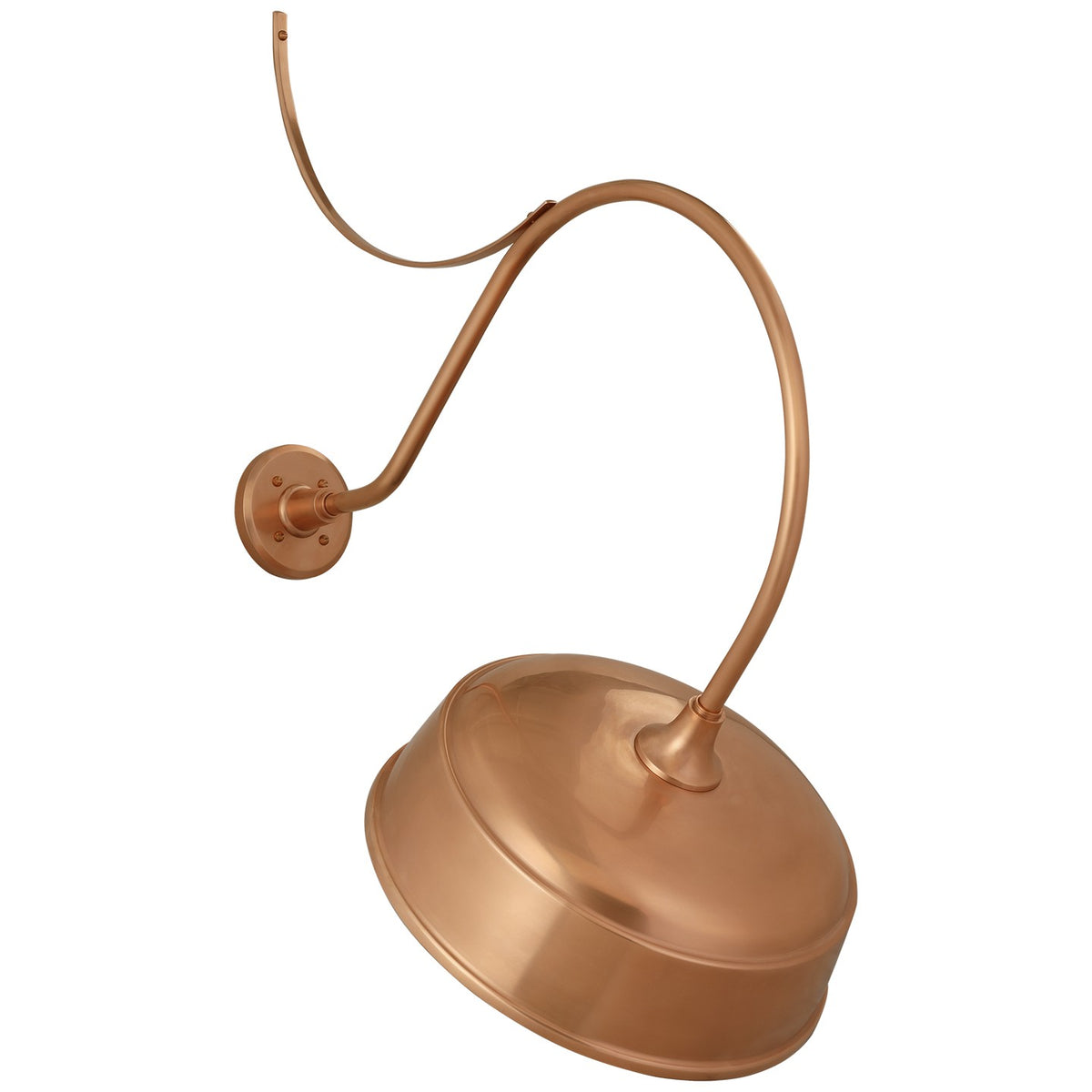 Visual Comfort Signature - TOB 2806SC/S7-SC - LED Barn Light - Academy Barn Light - Soft Copper