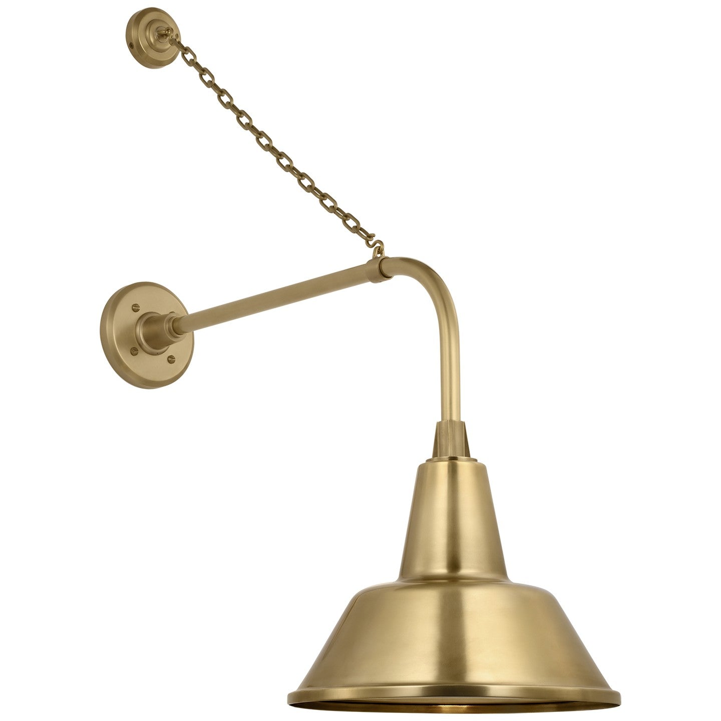 Visual Comfort Signature - TOB 2810HAB/S1-HAB - LED Barn Light - Academy Barn Light - Hand-Rubbed Antique Brass