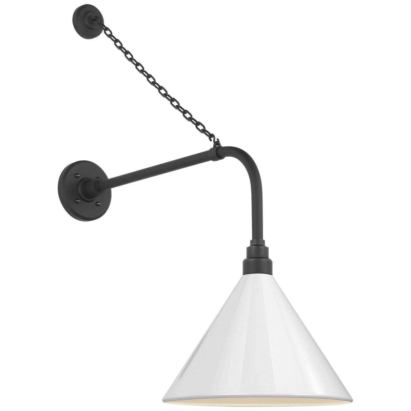 Visual Comfort Signature - TOB 2810MBK/S11-WHT - LED Barn Light - Academy Barn Light - Matte Black