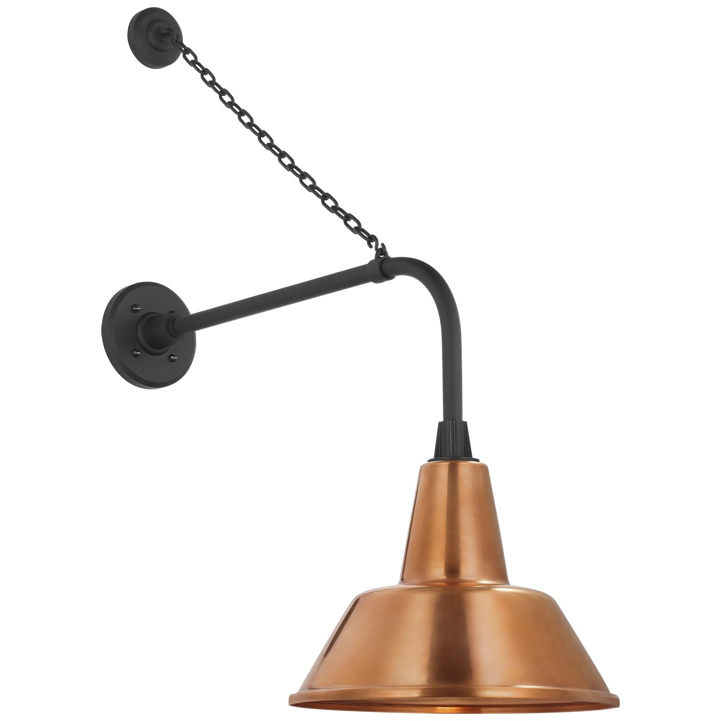 Visual Comfort Signature - TOB 2810MBK/S1-SC - LED Barn Light - Academy Barn Light - Matte Black