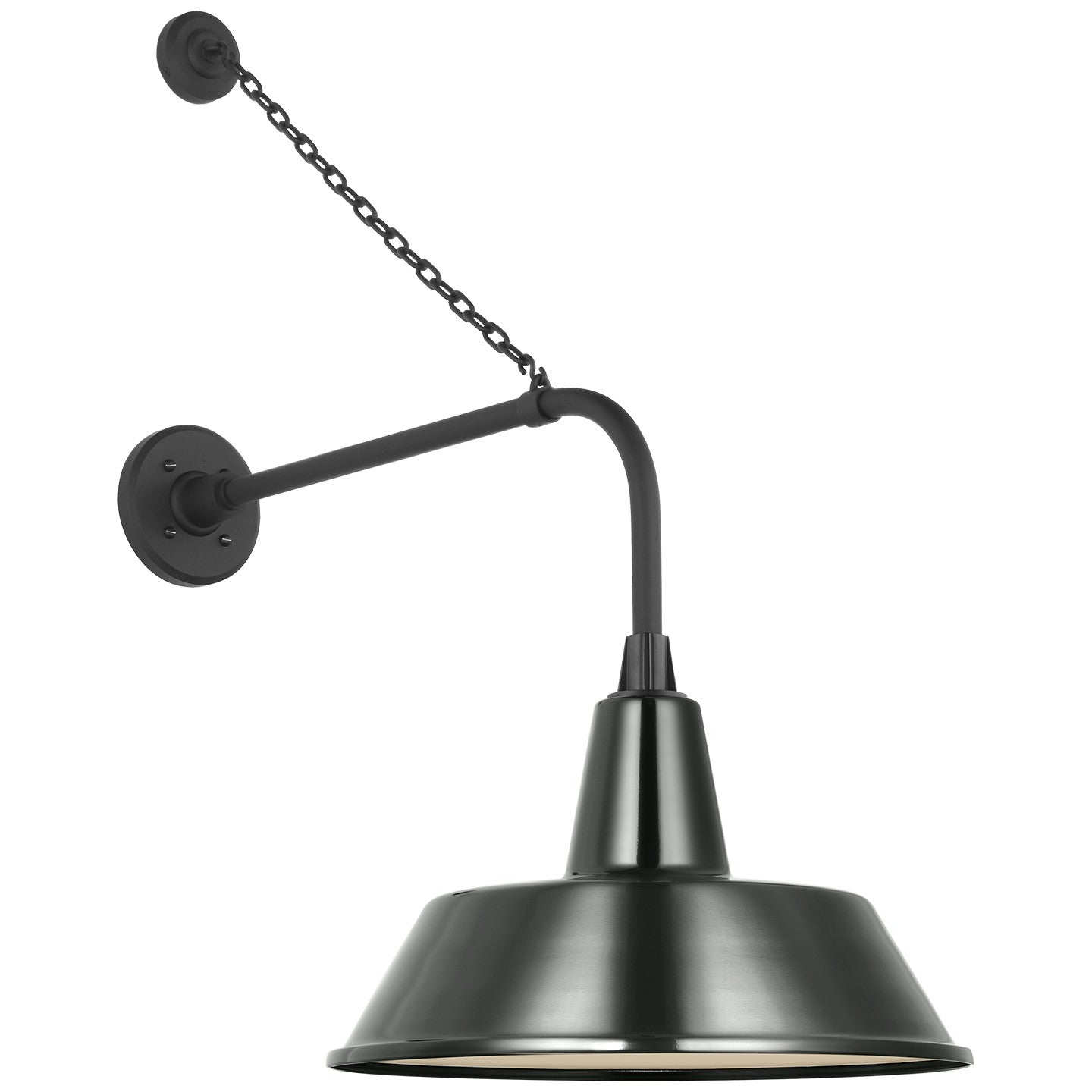 Visual Comfort Signature - TOB 2810MBK/S2-G - LED Barn Light - Academy Barn Light - Matte Black