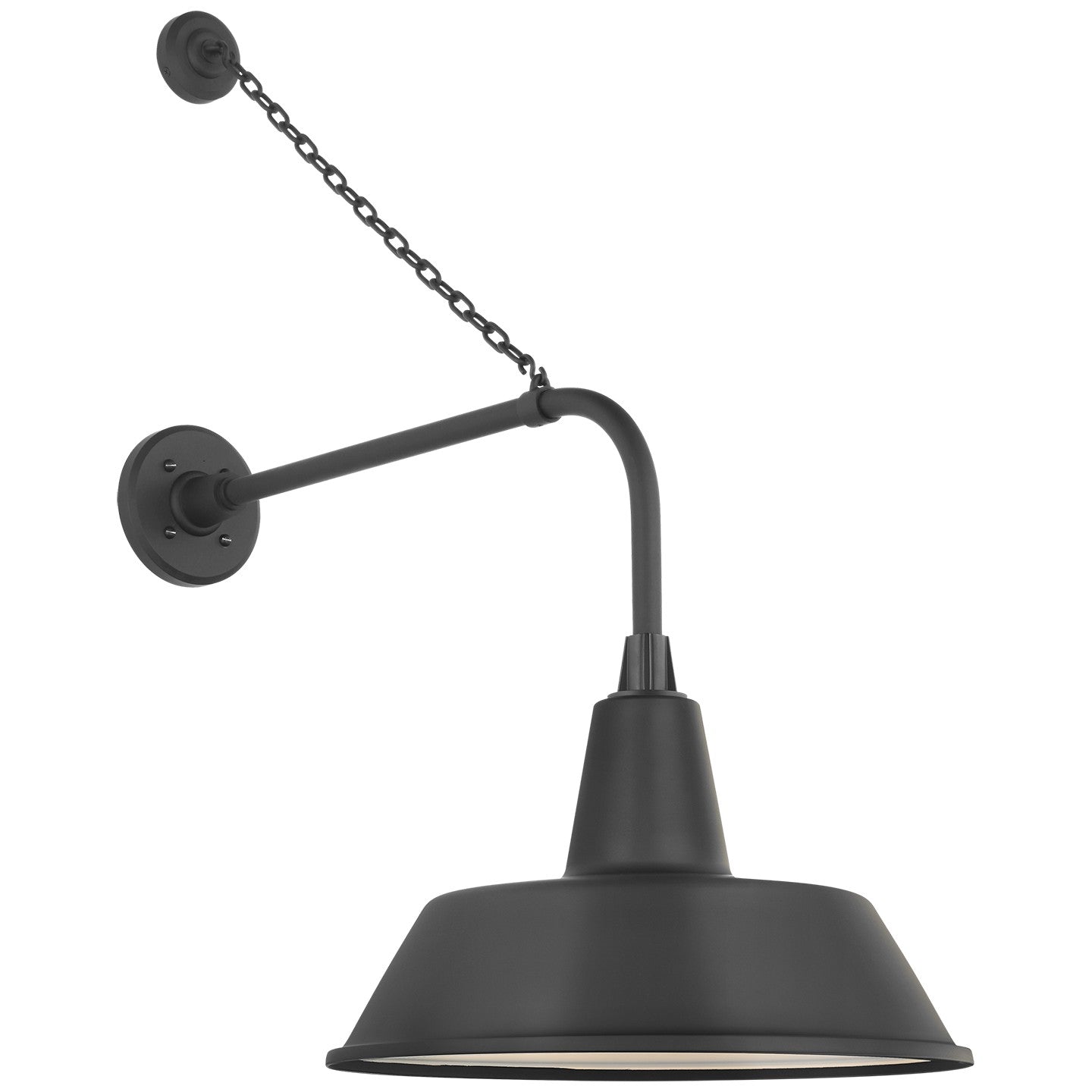 Visual Comfort Signature - TOB 2810MBK/S2-MBK - LED Barn Light - Academy Barn Light - Matte Black