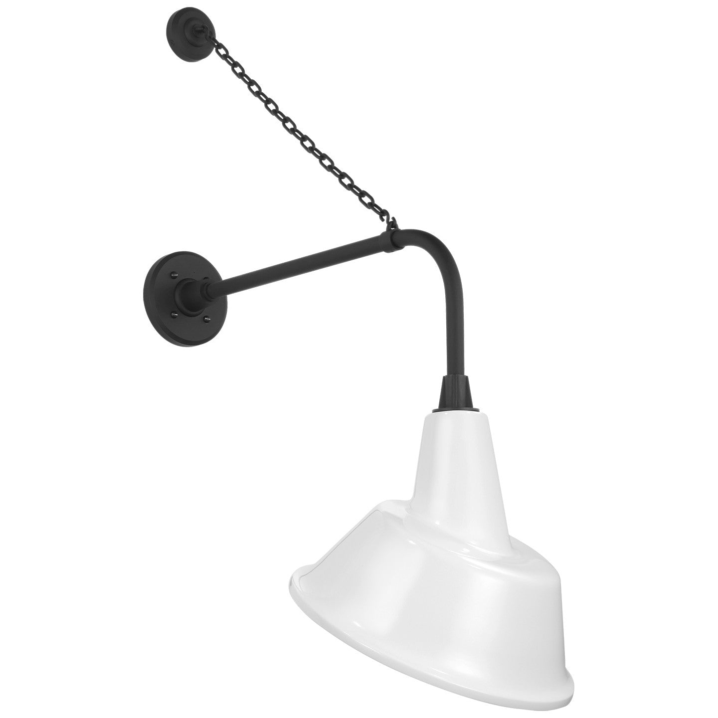 Visual Comfort Signature - TOB 2810MBK/S3-WHT - LED Barn Light - Academy Barn Light - Matte Black