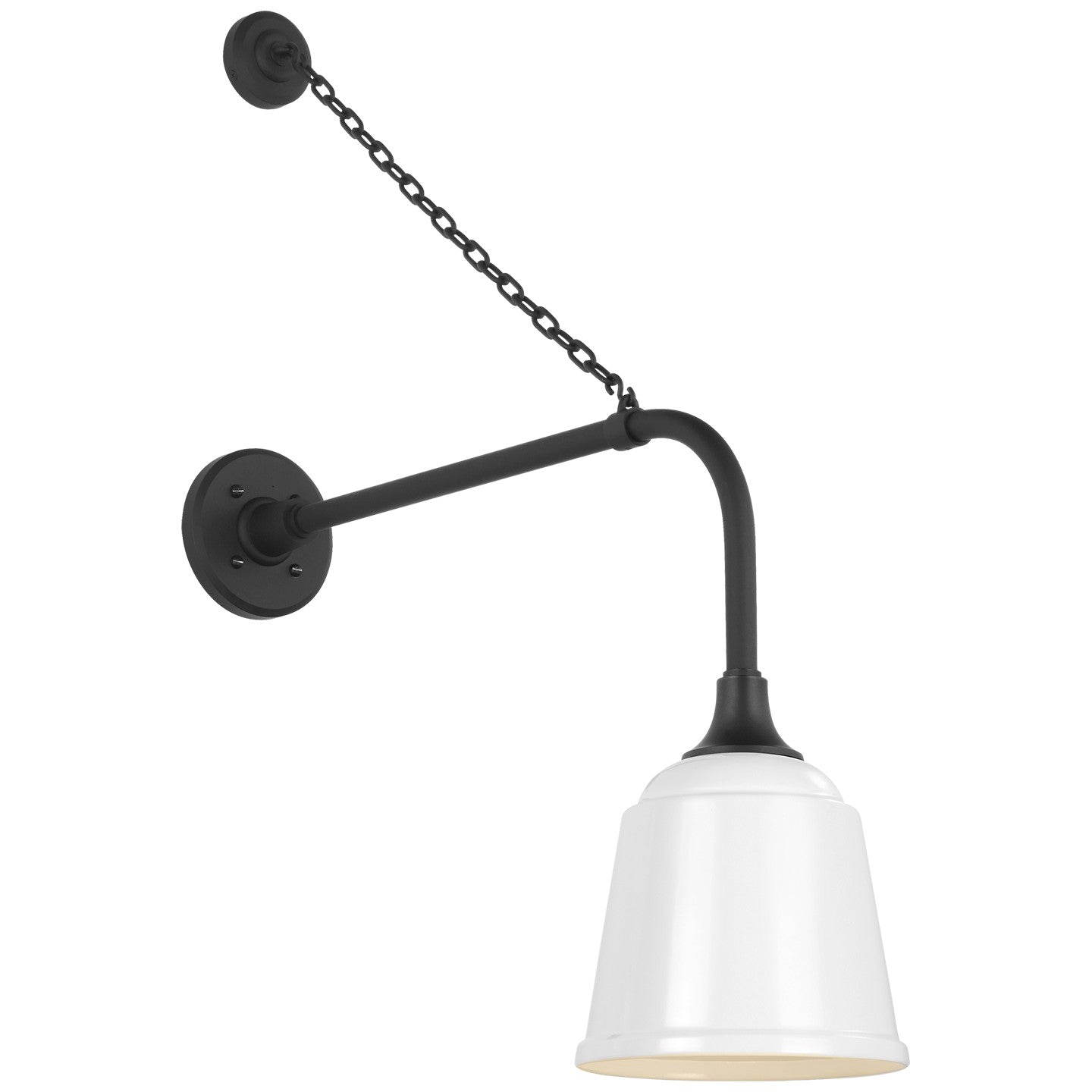 Visual Comfort Signature - TOB 2810MBK/S5-WHT - LED Barn Light - Academy Barn Light - Matte Black
