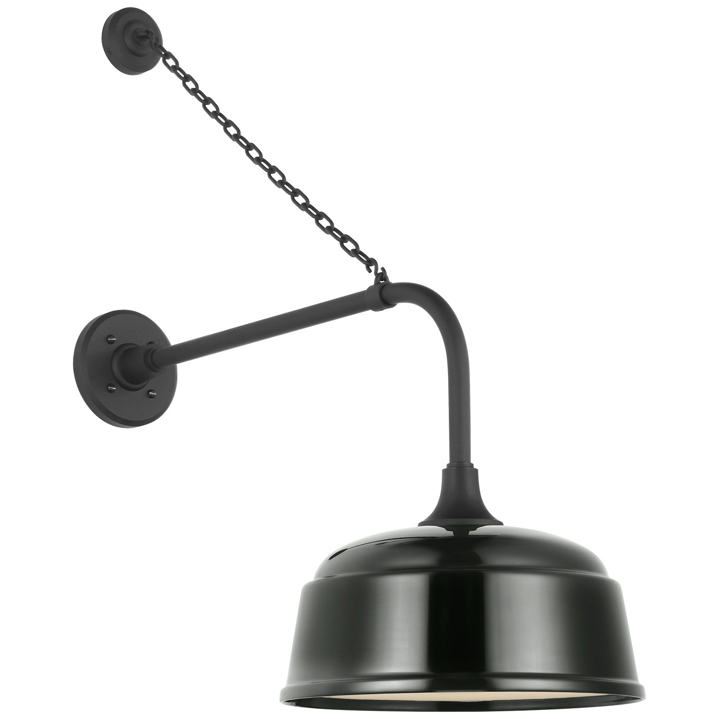 Visual Comfort Signature - TOB 2810MBK/S6-G - LED Barn Light - Academy Barn Light - Matte Black