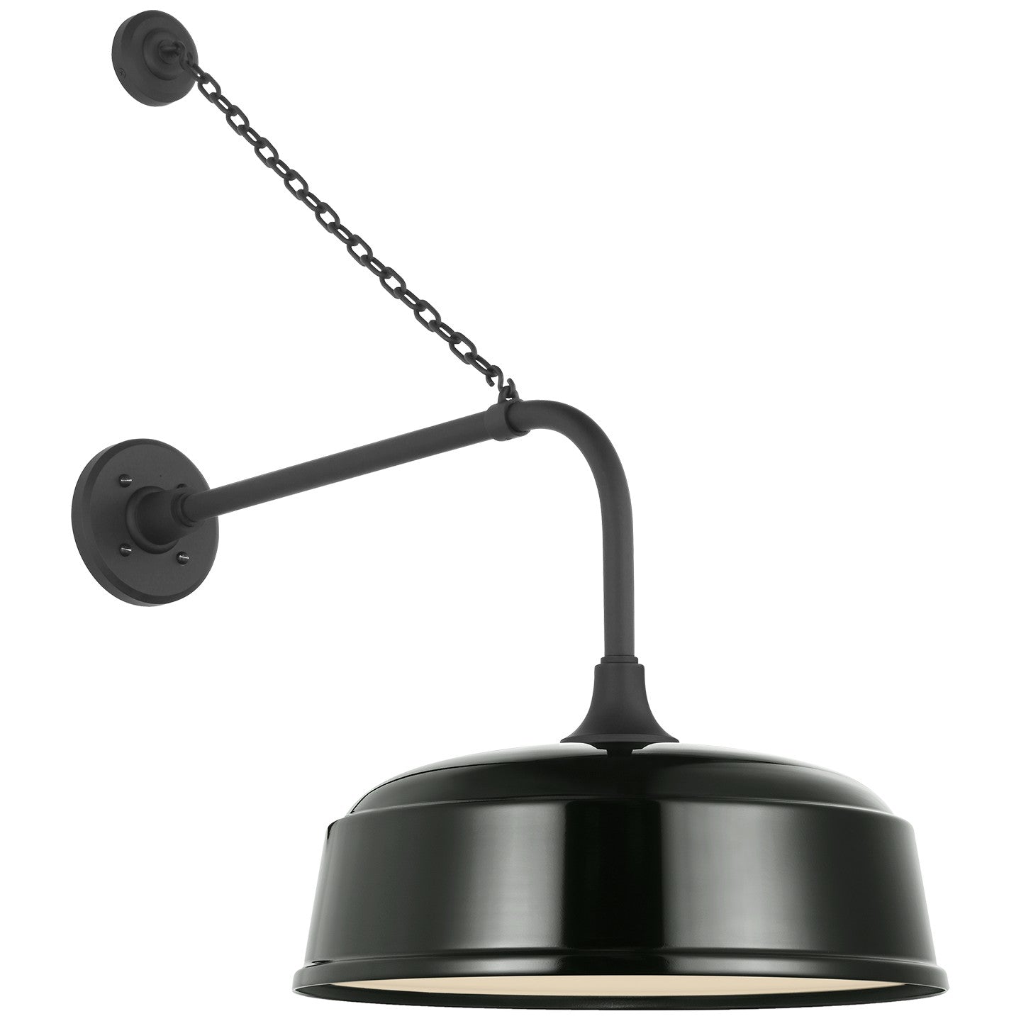 Visual Comfort Signature - TOB 2810MBK/S7-G - LED Barn Light - Academy Barn Light - Matte Black