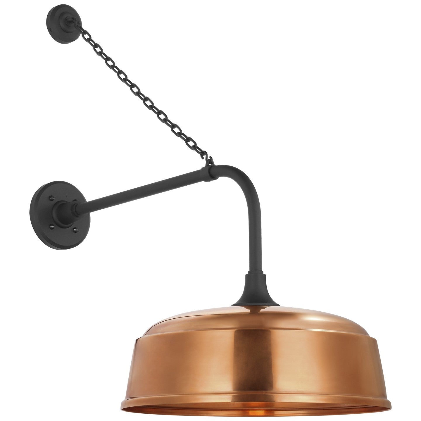 Visual Comfort Signature - TOB 2810MBK/S7-SC - LED Barn Light - Academy Barn Light - Matte Black