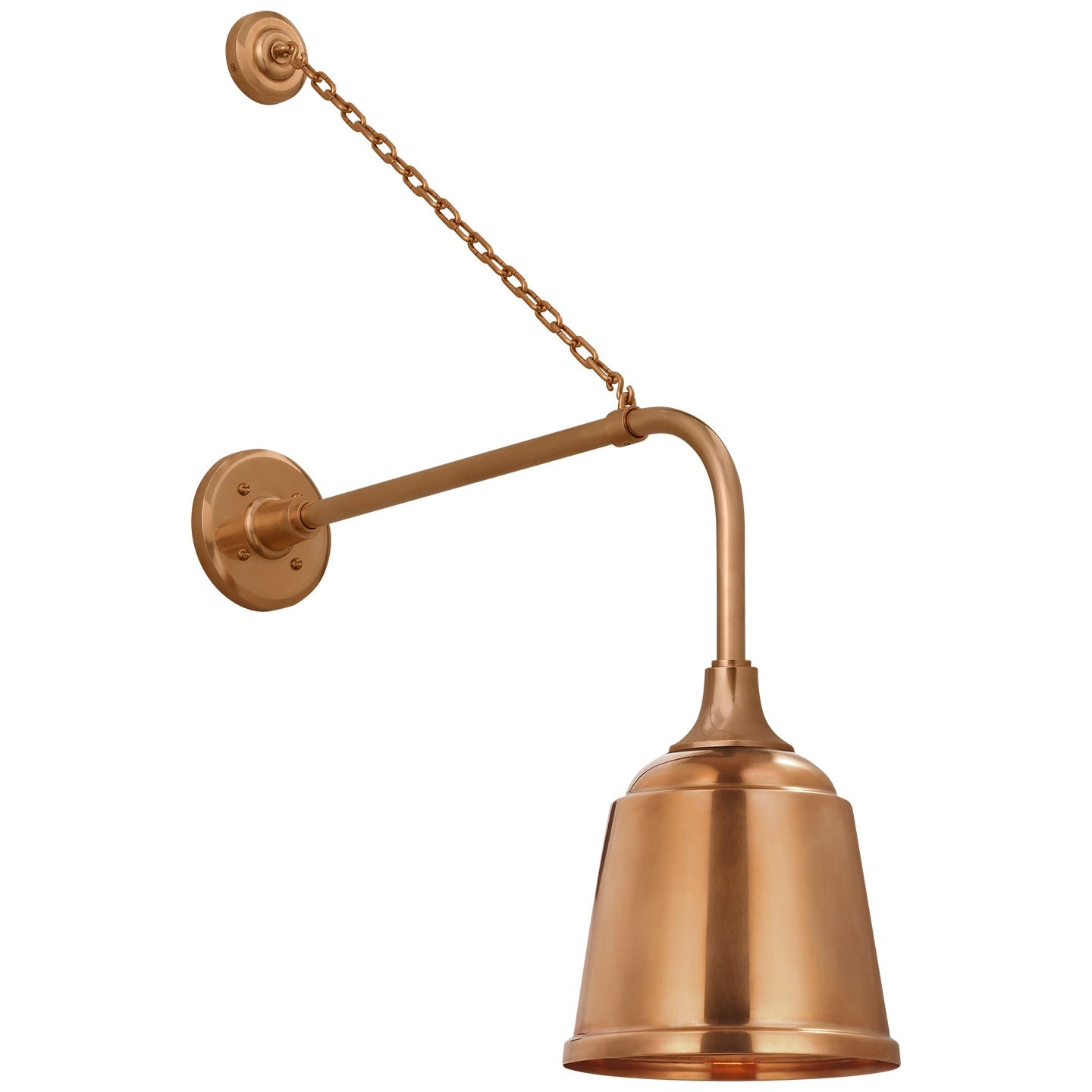 Visual Comfort Signature - TOB 2810SC/S5-SC - LED Barn Light - Academy Barn Light - Soft Copper
