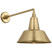 Visual Comfort Signature - TOB 2812HAB/S1-HAB - LED Barn Light - Academy Barn Light - Hand-Rubbed Antique Brass