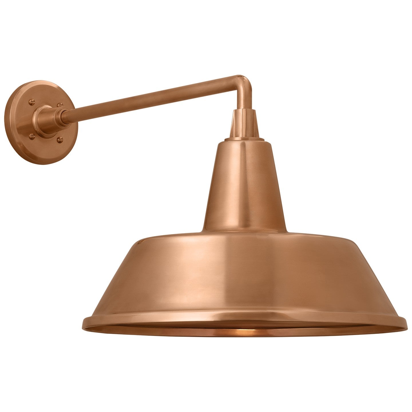 Visual Comfort Signature - TOB 2812SC/S2-SC - LED Barn Light - Academy Barn Light - Soft Copper