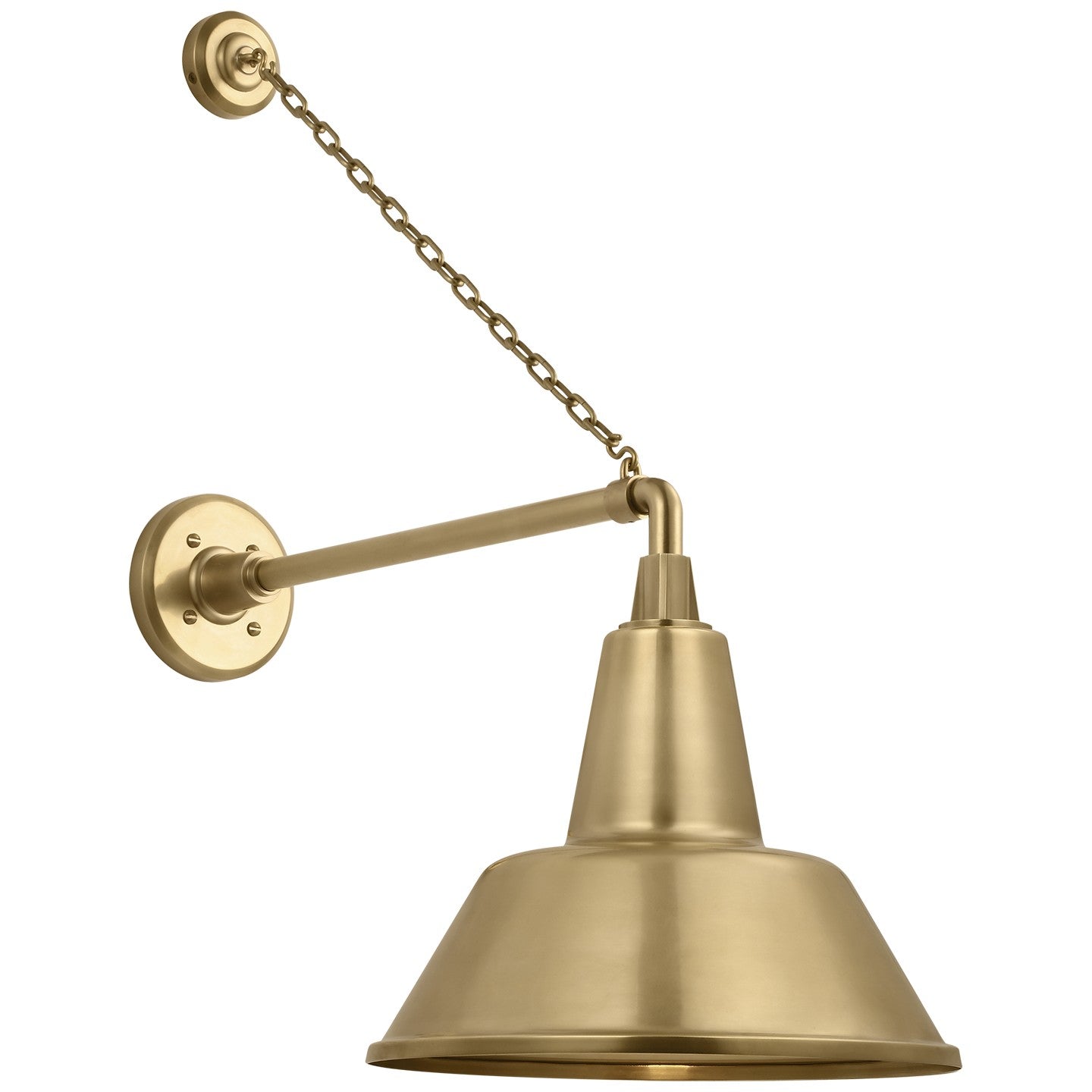 Visual Comfort Signature - TOB 2813HAB/S1-HAB - LED Barn Light - Academy Barn Light - Hand-Rubbed Antique Brass