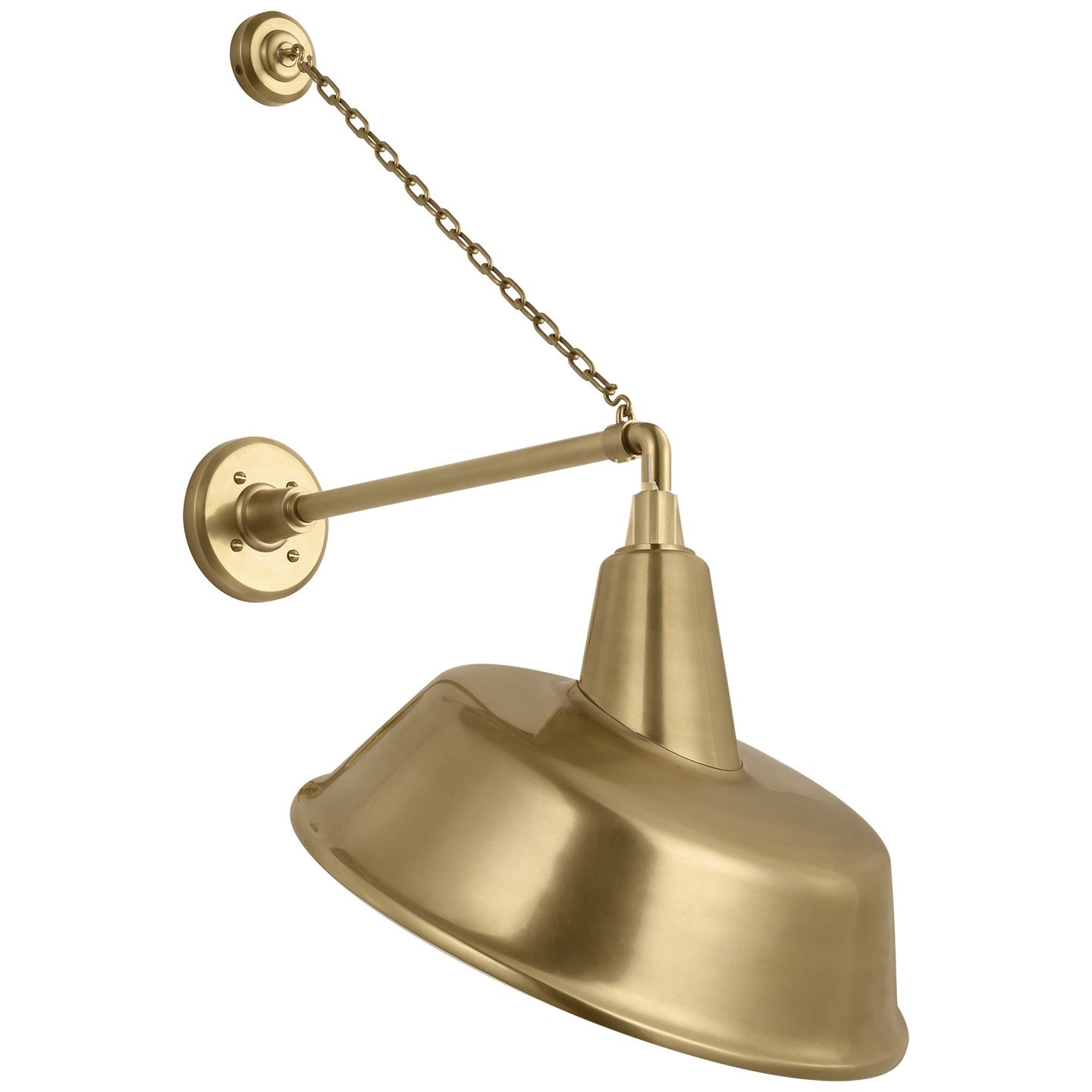 Visual Comfort Signature - TOB 2813HAB/S4-HAB - LED Barn Light - Academy Barn Light - Hand-Rubbed Antique Brass