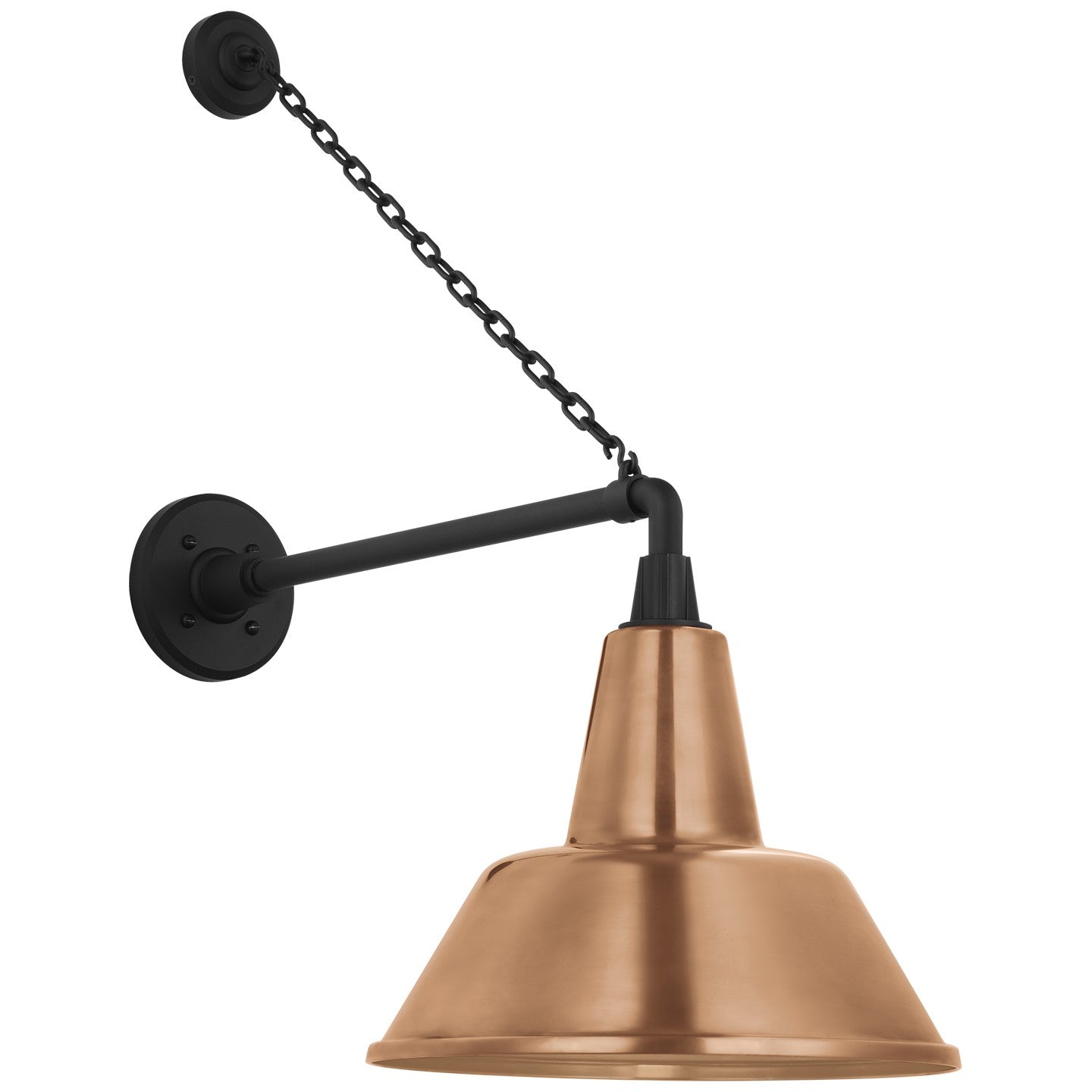 Visual Comfort Signature - TOB 2813MBK/S1-SC - LED Barn Light - Academy Barn Light - Matte Black