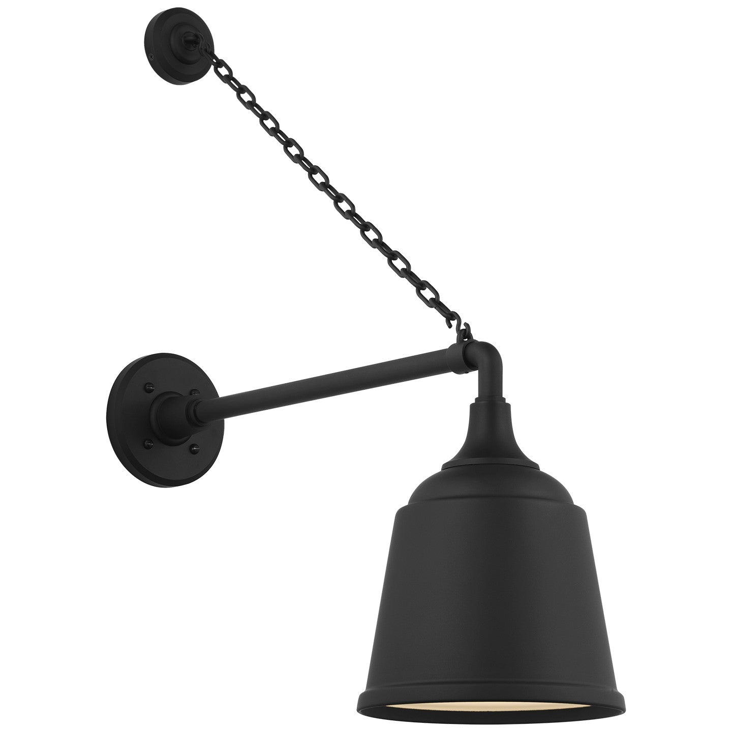 Visual Comfort Signature - TOB 2813MBK/S5-MBK - LED Barn Light - Academy Barn Light - Matte Black