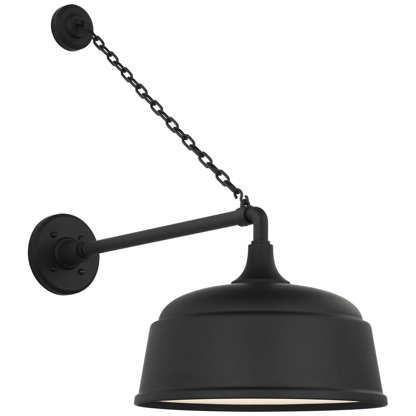 Visual Comfort Signature - TOB 2813MBK/S6-MBK - LED Barn Light - Academy Barn Light - Matte Black