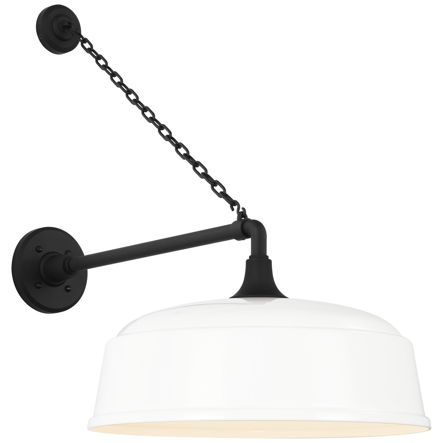 Visual Comfort Signature - TOB 2813MBK/S7-WHT - LED Barn Light - Academy Barn Light - Matte Black
