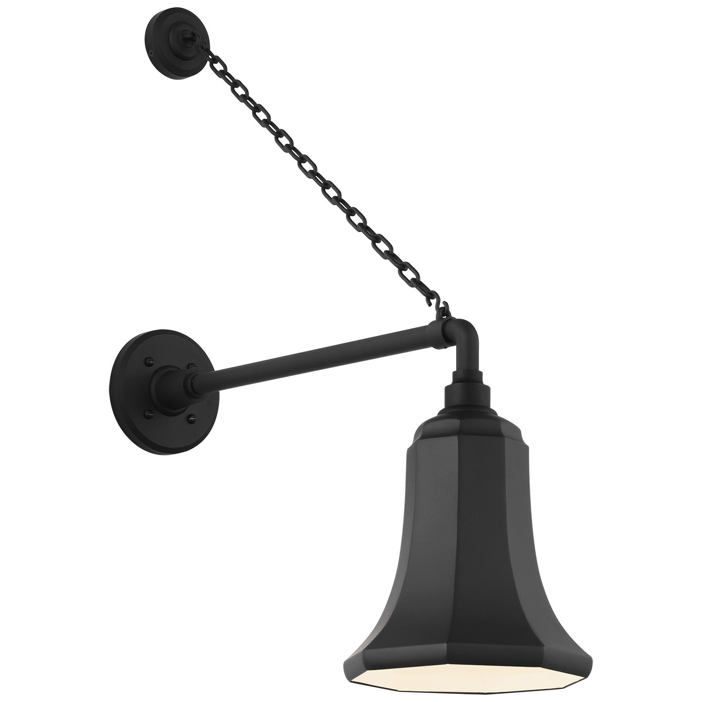 Visual Comfort Signature - TOB 2813MBK/S8-MBK - LED Barn Light - Academy Barn Light - Matte Black