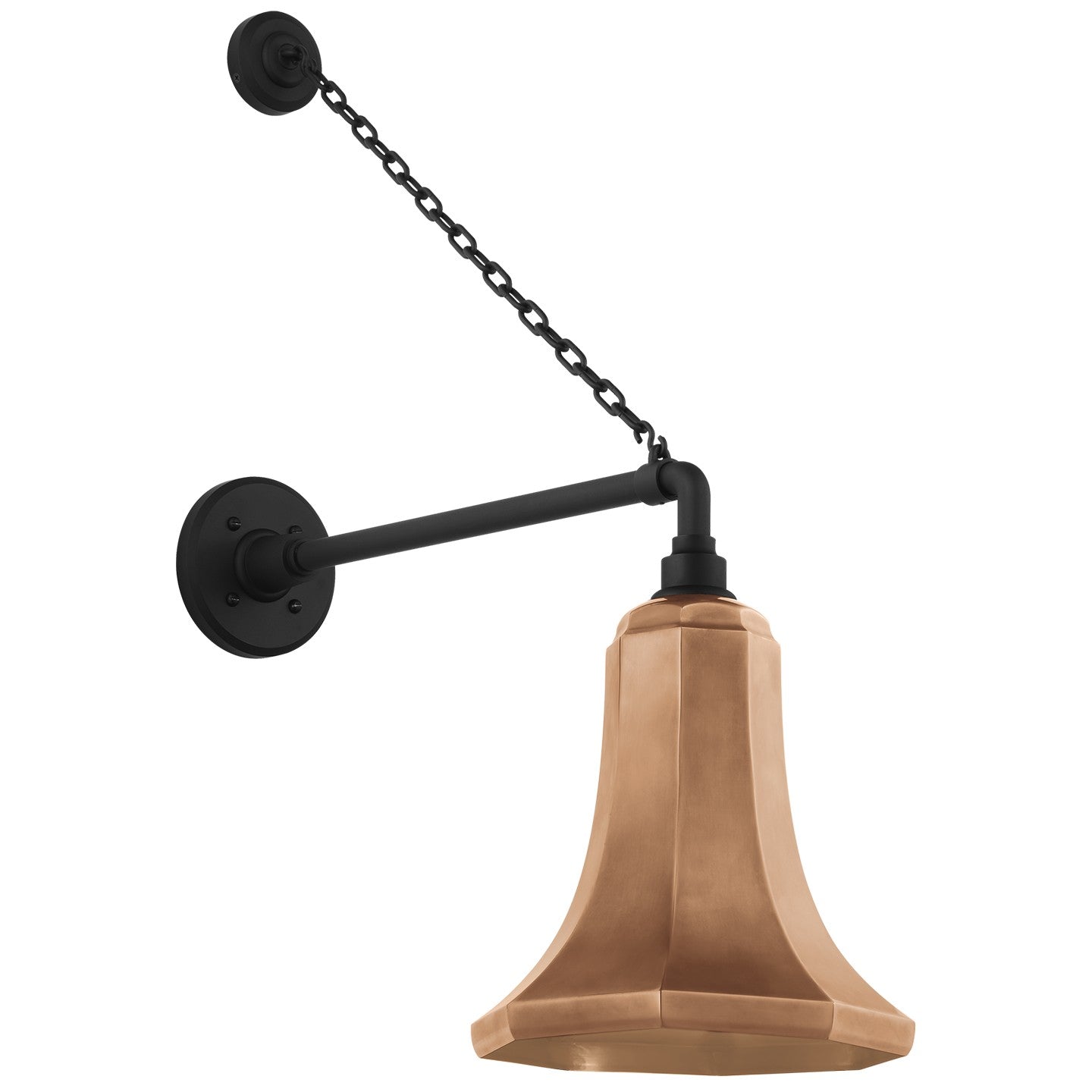 Visual Comfort Signature - TOB 2813MBK/S9-SC - LED Barn Light - Academy Barn Light - Matte Black