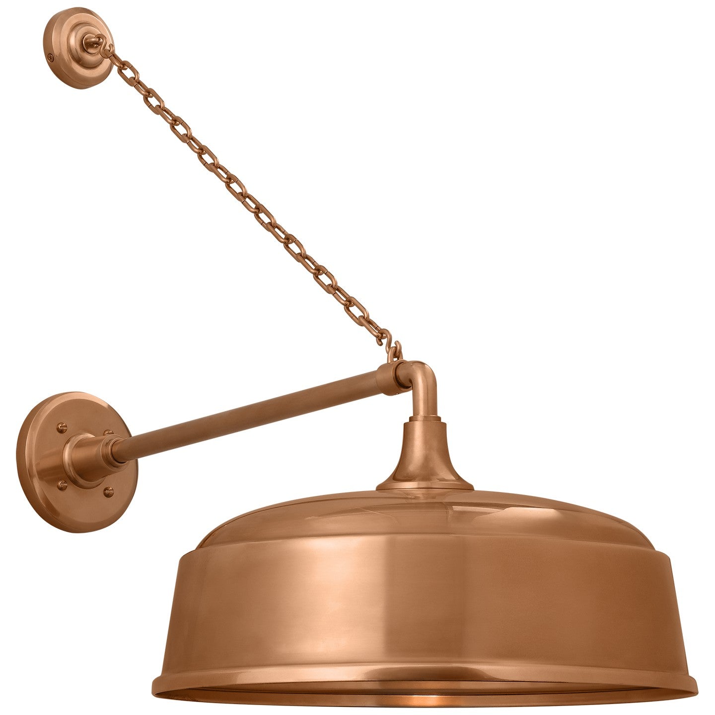 Visual Comfort Signature - TOB 2813SC/S7-SC - LED Barn Light - Academy Barn Light - Soft Copper