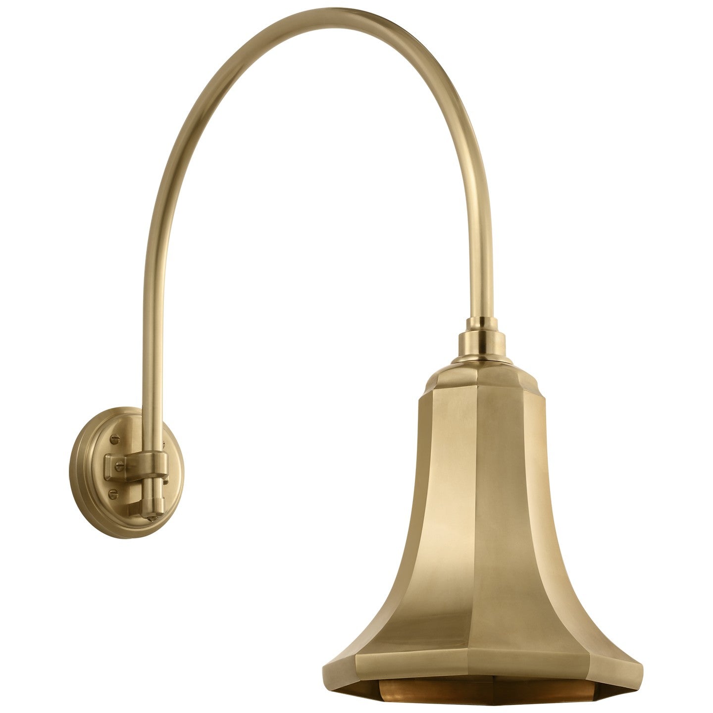 Visual Comfort Signature - TOB 2815HAB/S9-HAB - LED Barn Light - Academy Barn Light - Hand-Rubbed Antique Brass