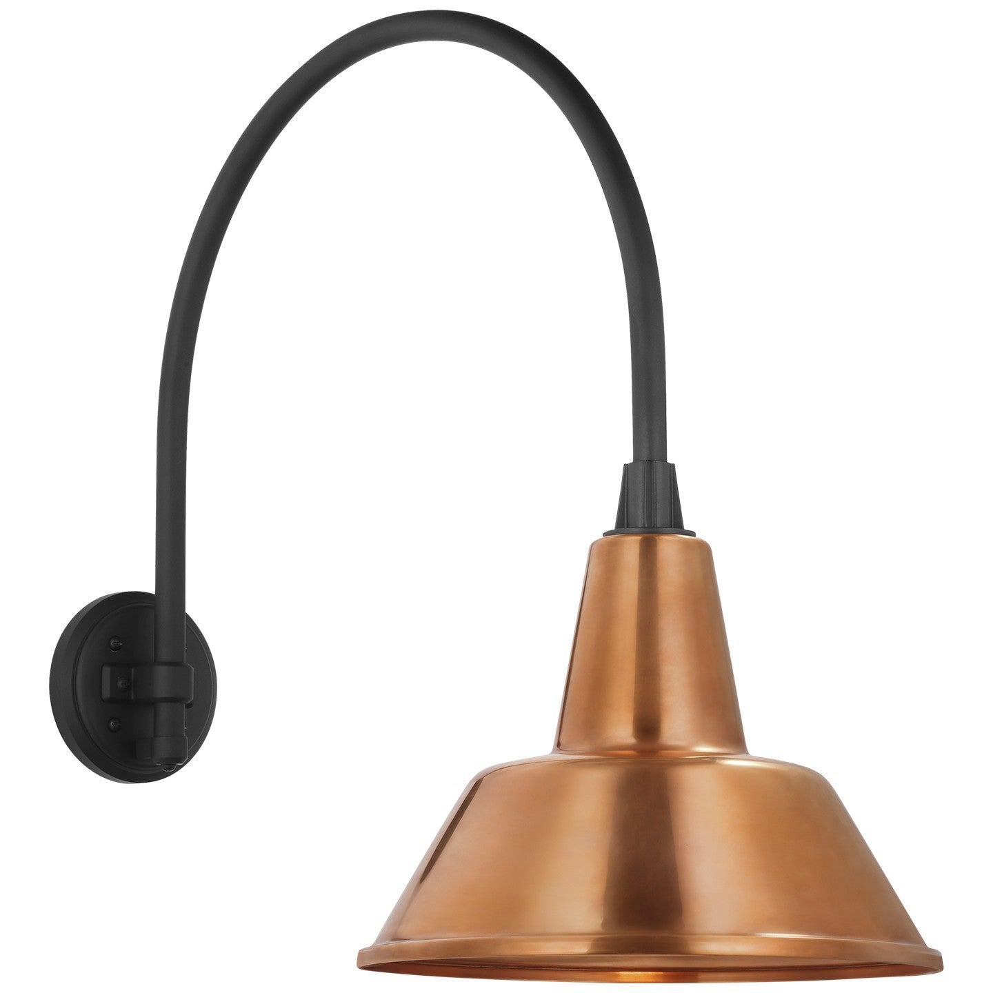 Visual Comfort Signature - TOB 2815MBK/S1-SC - LED Barn Light - Academy Barn Light - Matte Black