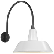 Visual Comfort Signature - TOB 2815MBK/S2-WHT - LED Barn Light - Academy Barn Light - Matte Black