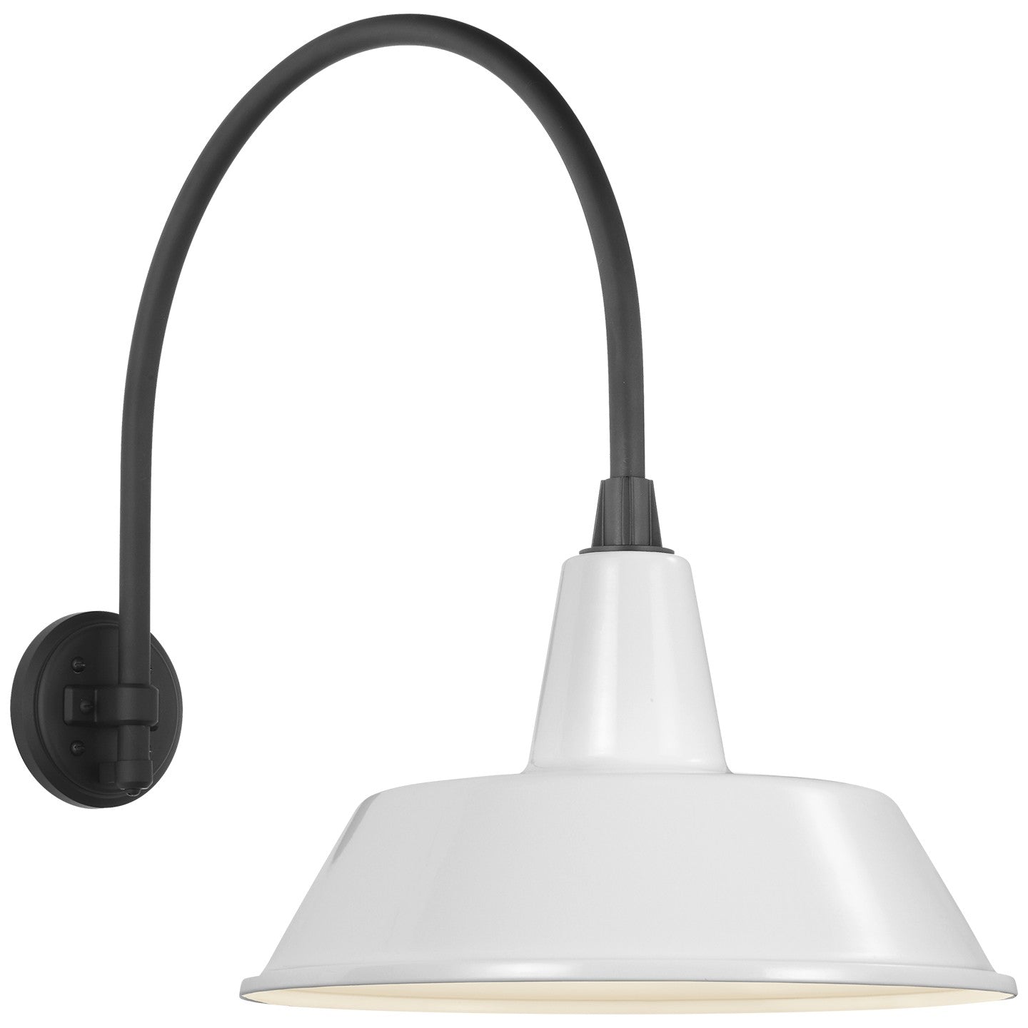 Visual Comfort Signature - TOB 2815MBK/S2-WHT - LED Barn Light - Academy Barn Light - Matte Black
