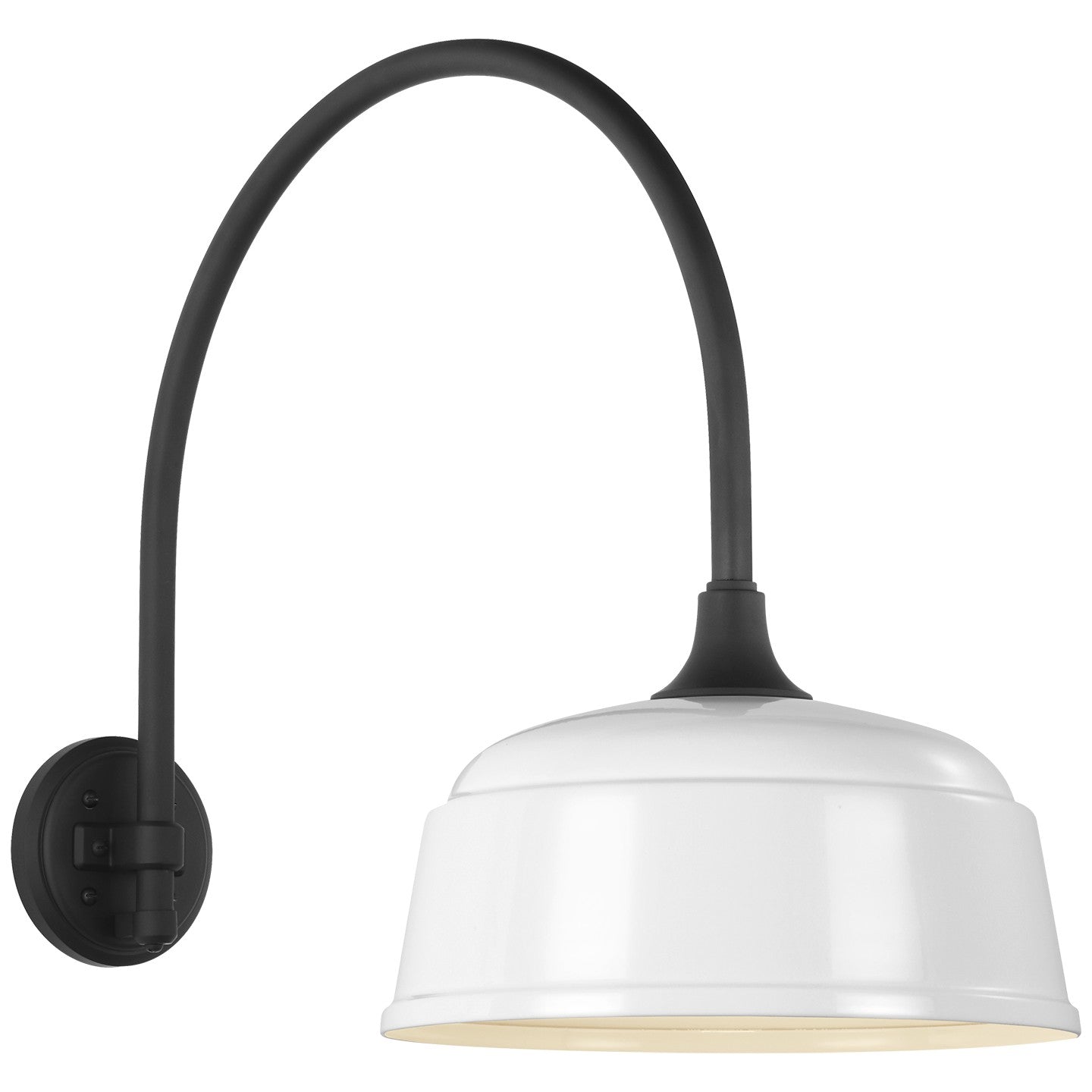 Visual Comfort Signature - TOB 2815MBK/S6-WHT - LED Barn Light - Academy Barn Light - Matte Black