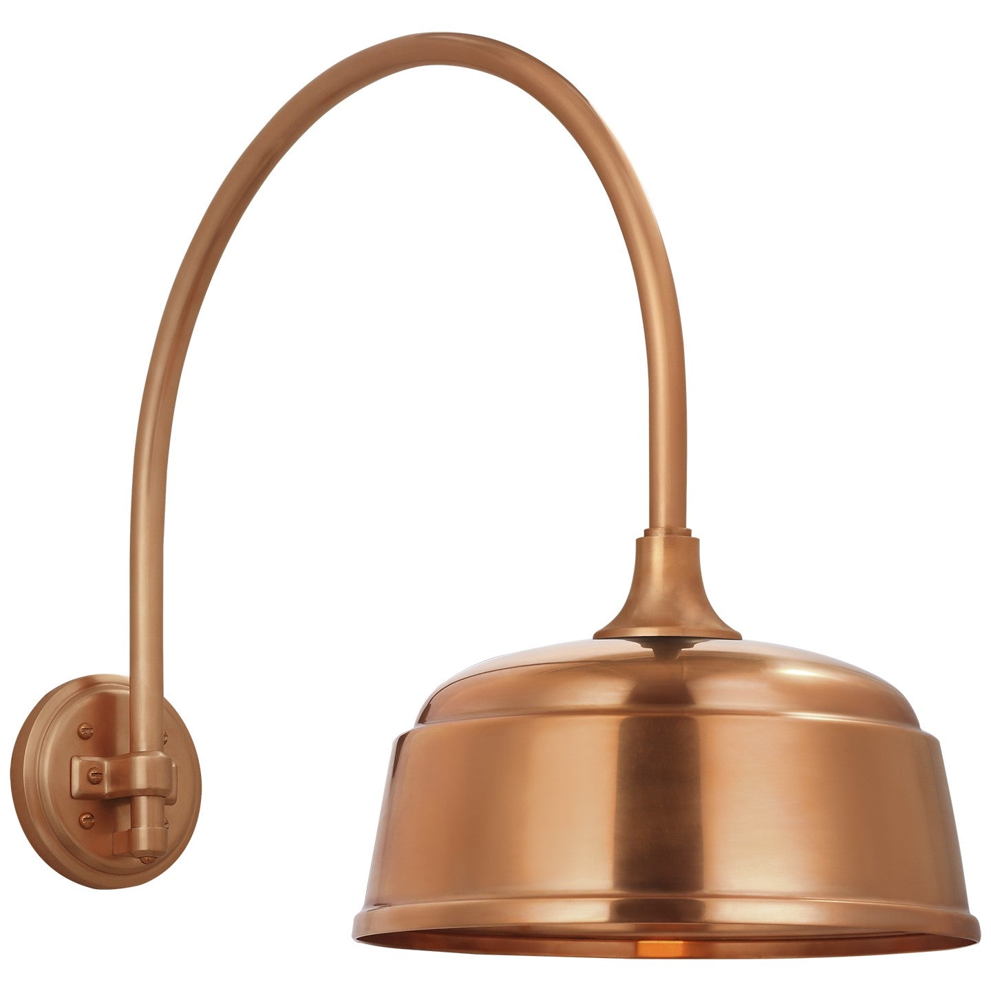 Visual Comfort Signature - TOB 2815SC/S6-SC - LED Barn Light - Academy Barn Light - Soft Copper