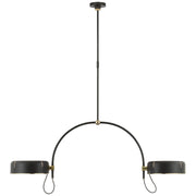 Visual Comfort Signature - TOB 5130MI/HAB-MI - LED Pendant - Oso - Modern Iron and Hand-Rubbed Antique Brass