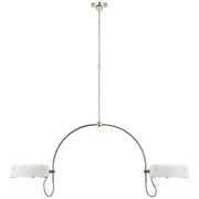Visual Comfort Signature - TOB 5130PN-WHT - LED Pendant - Oso - Polished Nickel