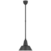 Visual Comfort Signature - TOB 5802MBK-MBK - LED Pendant - Academy Barn Light - Matte Black