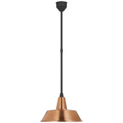 Visual Comfort Signature - TOB 5803MBK-SC - LED Pendant - Academy Barn Light - Matte Black
