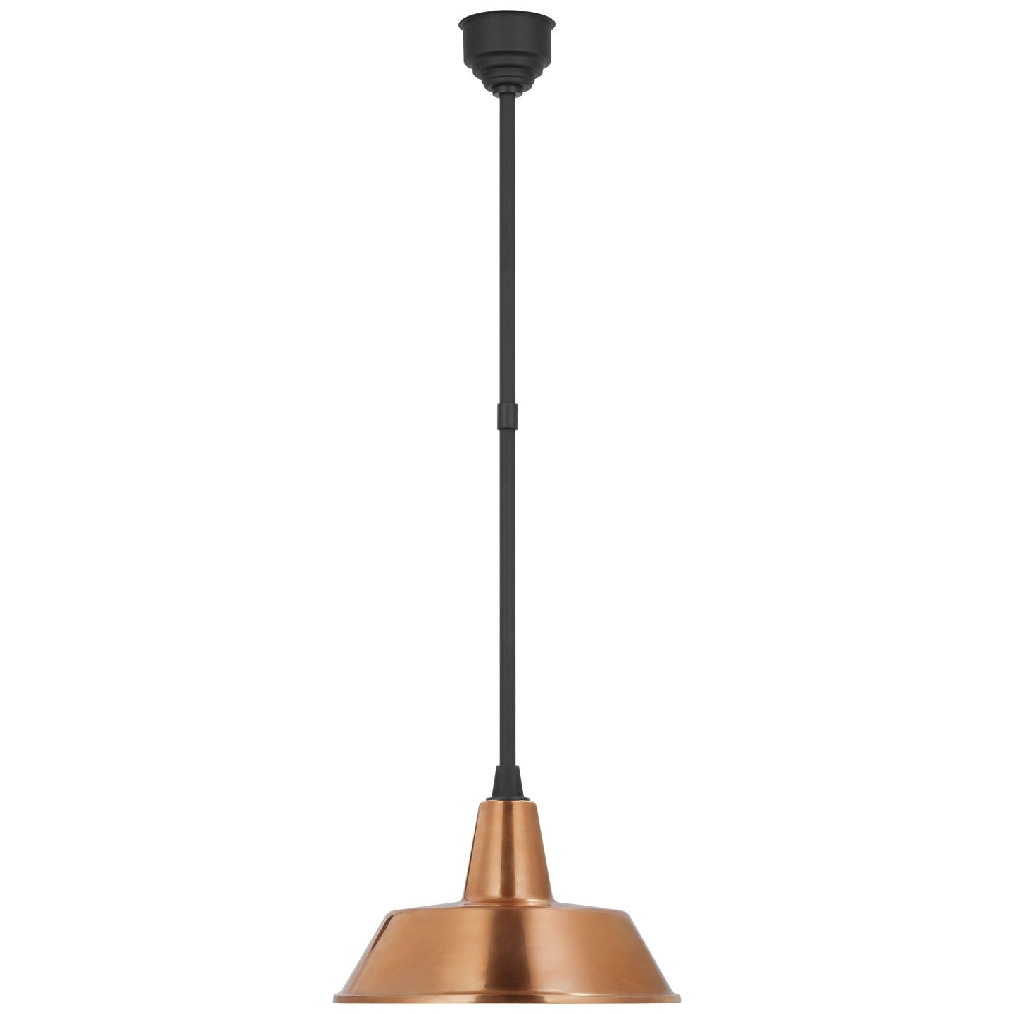 Visual Comfort Signature - TOB 5803MBK-SC - LED Pendant - Academy Barn Light - Matte Black
